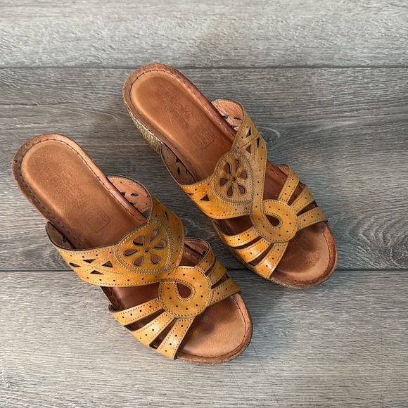 Volks Walkers brown tan sandals  size 39 - Picture 3 of 7